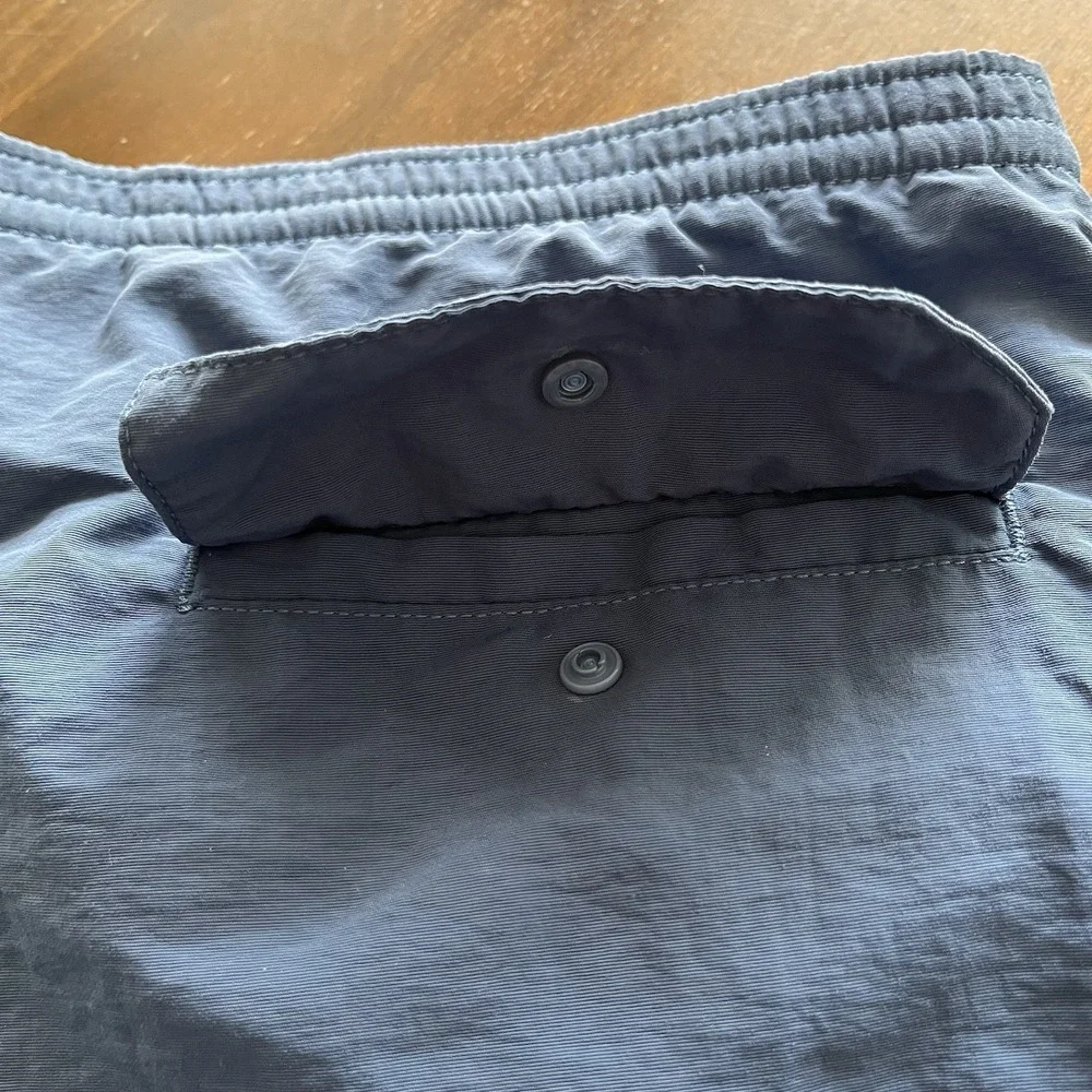 Patagonia Baggies Shorts Men 2XL Glass Blue 58033 Nylon Mesh Line Athletic